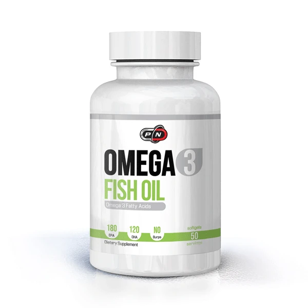Pure Nutrition Omega 3 50 softgels Fish Oil And Fatty Acids Vitamins And Minerals
