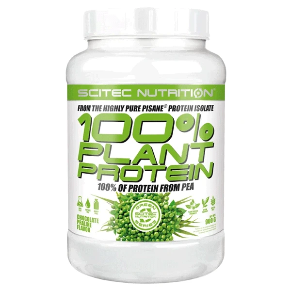 Scitec Nutrition’s 100% Plant Protein 900gr Vegan Protein Proteins Flavor: Chocolate Braline|Vanilla Banana