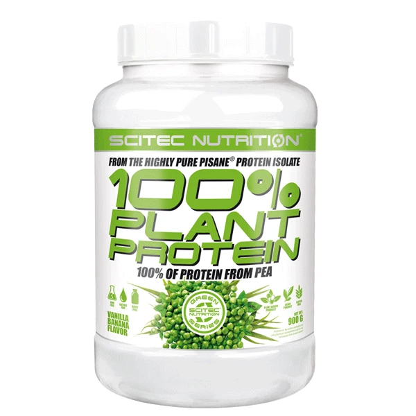Scitec Nutrition’s 100% Plant Protein 900gr Vegan Protein Proteins Flavor: Chocolate Braline|Vanilla Banana