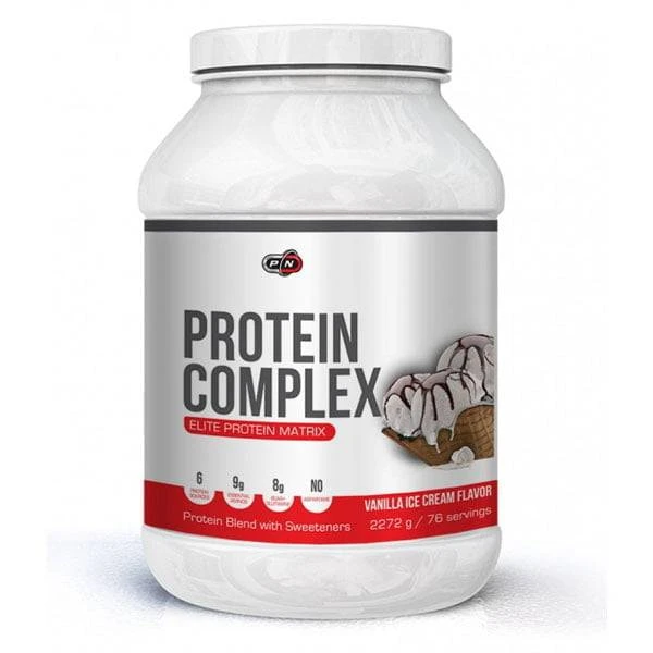 Pure Nutrition Protein Complex 2270gr Blend Proteins FLAVOR: Double Chocolate|Vanilla ice Cream