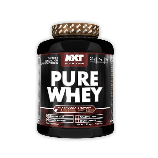NXT Pure Whey 2,25Kg Proteins Hydro And Isolate Flavor: Vanila|Milk Chocolate|Banana Split|Strawberry|Salted Caramel