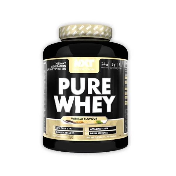 NXT Pure Whey 2,25Kg Proteins Hydro And Isolate Flavor: Vanila|Milk Chocolate|Banana Split|Strawberry|Salted Caramel