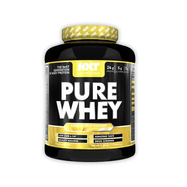NXT Pure Whey 2,25Kg Proteins Hydro And Isolate Flavor: Vanila|Milk Chocolate|Banana Split|Strawberry|Salted Caramel